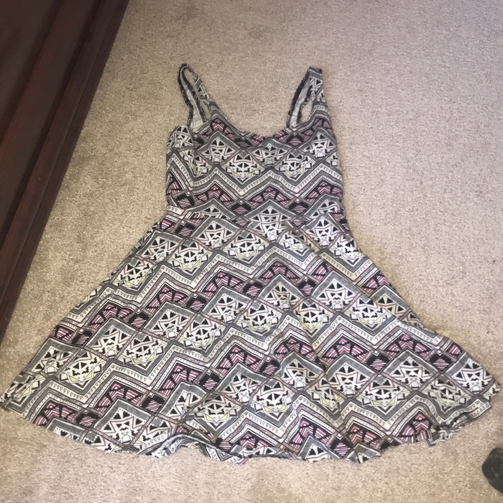 PINK xs patterned dress